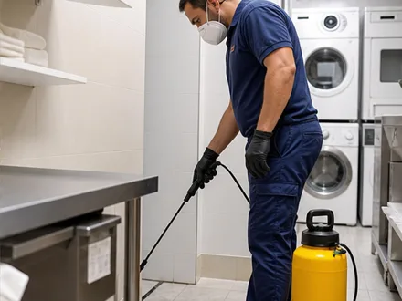 Fotografía editorial exclusiva de plagas-malaga.com para un contexto de inspección; no representa la sede, el equipo ni un trabajo de DMR Control de Plagas