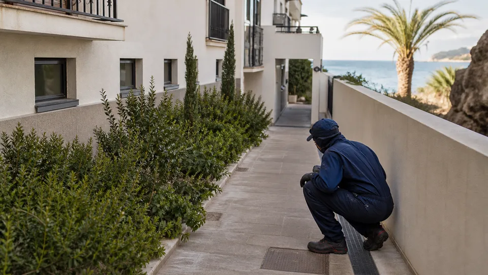 Inspección profesional en Málaga, fotografía editorial exclusiva de plagas-malaga.com para la portada